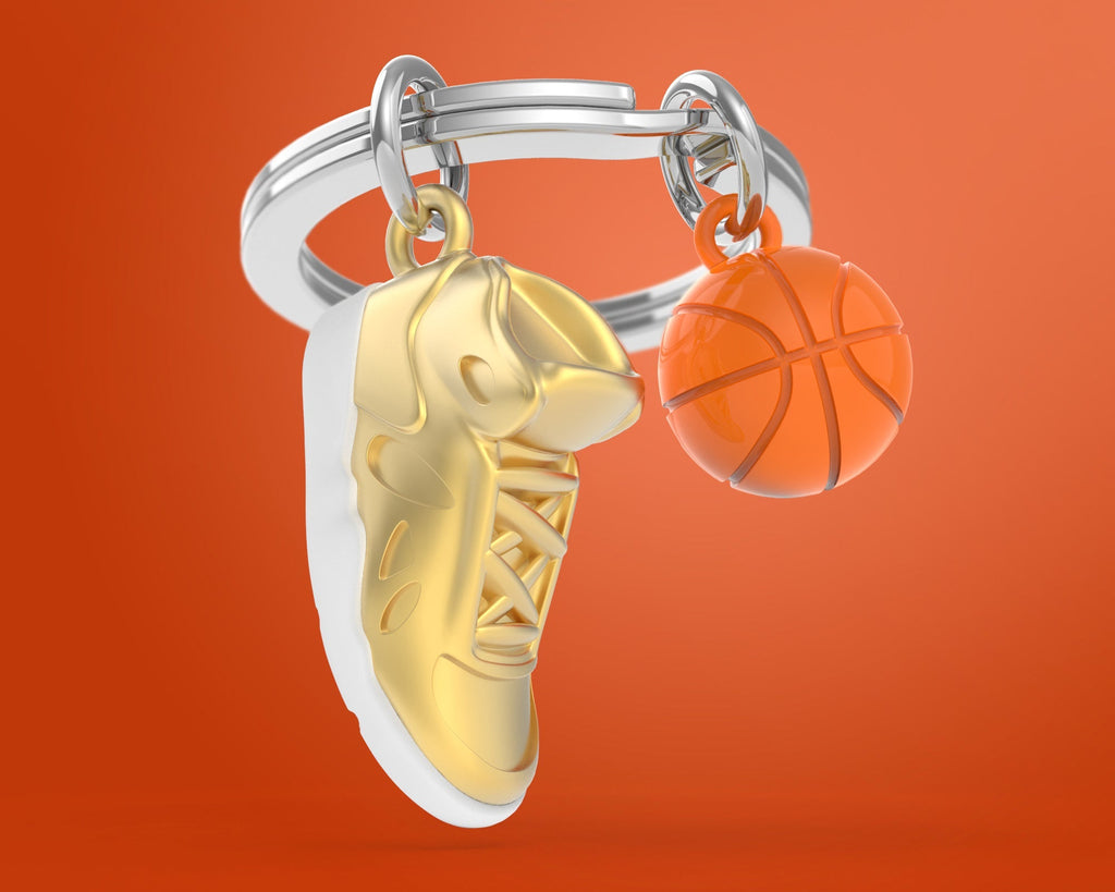 Porte clés Basketball Orange | Oggetti di design e regali originali