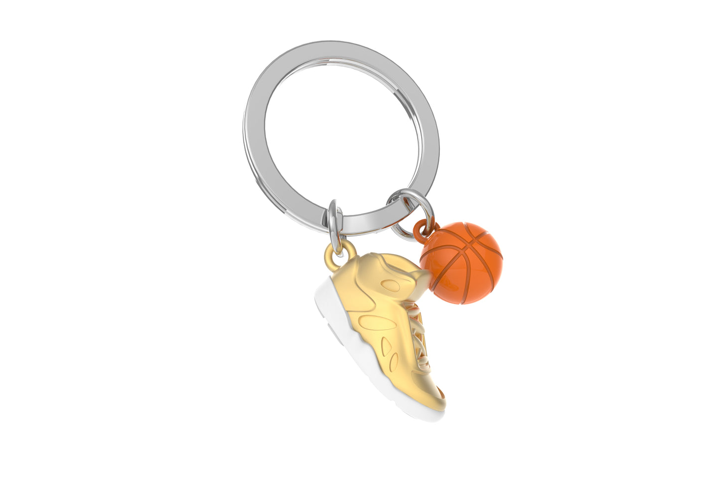 Porte clés Basketball Orange