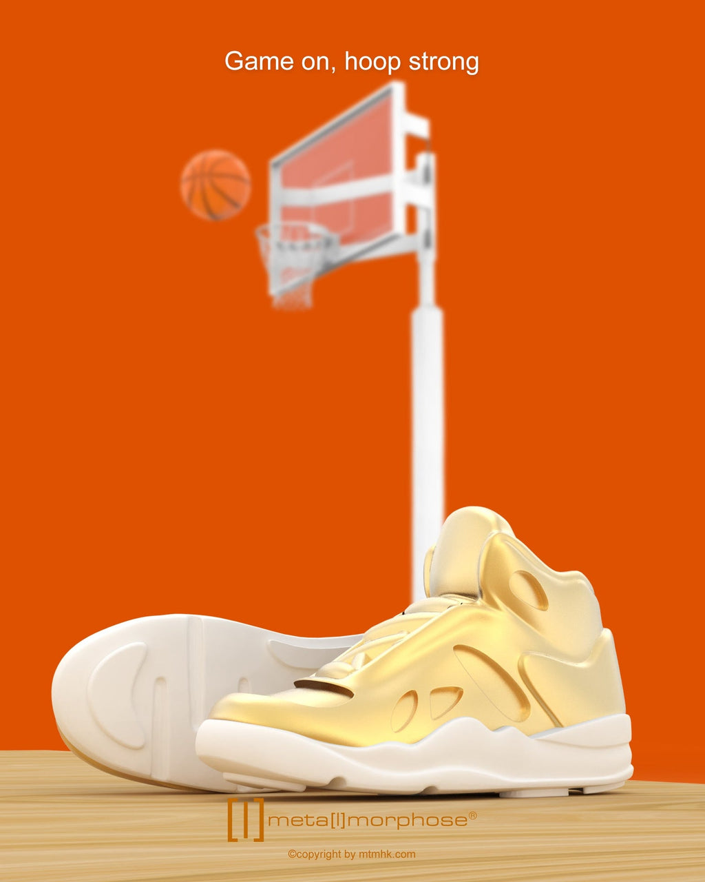 Porte clés Basketball Orange | Oggetti di design e regali originali