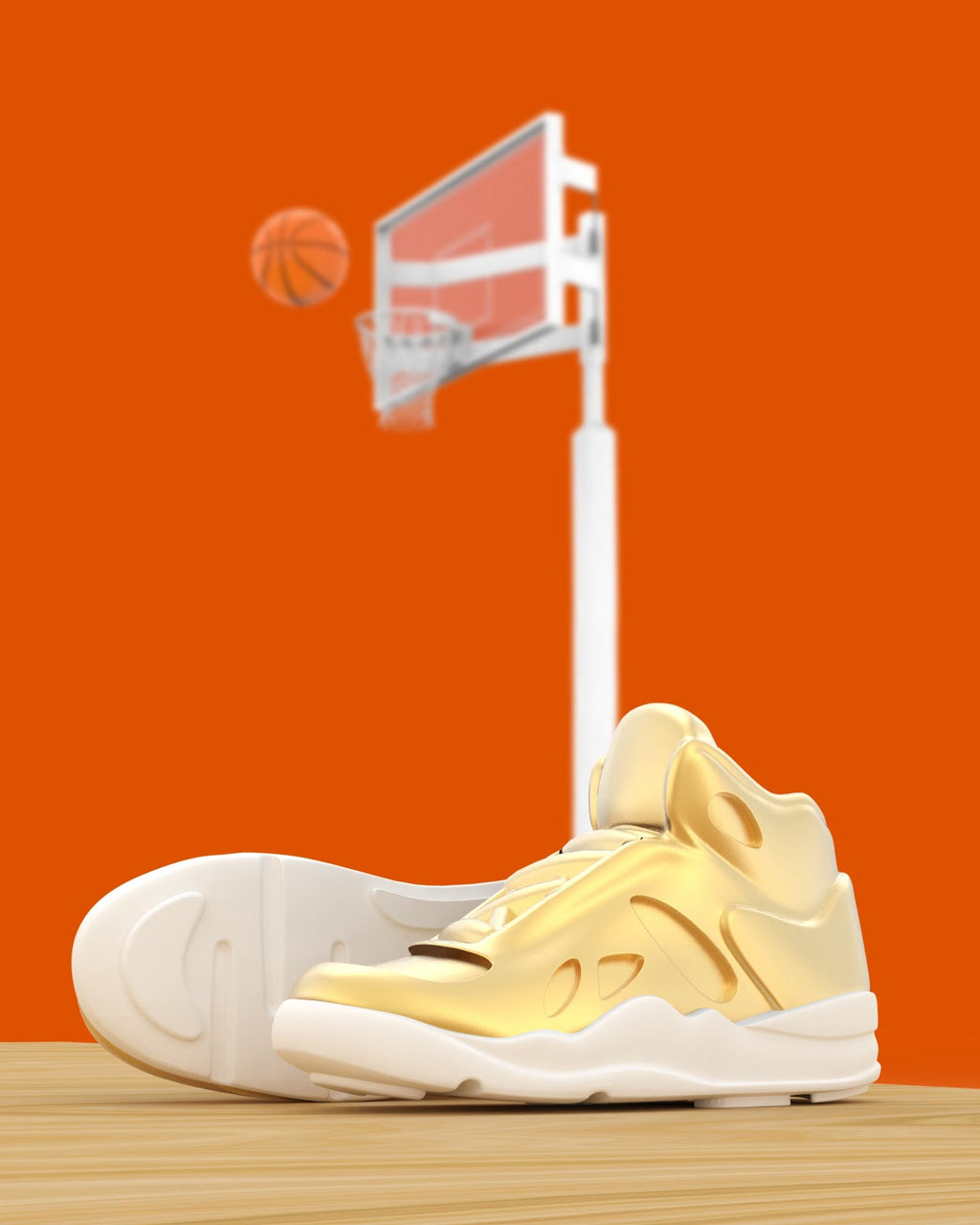 Porte clés Basketball Orange | Oggetti di design e regali originali