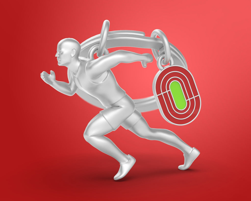 Leichtathletik-Schlüsselanhänger