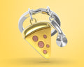 Pizza-Schlüsselanhänger