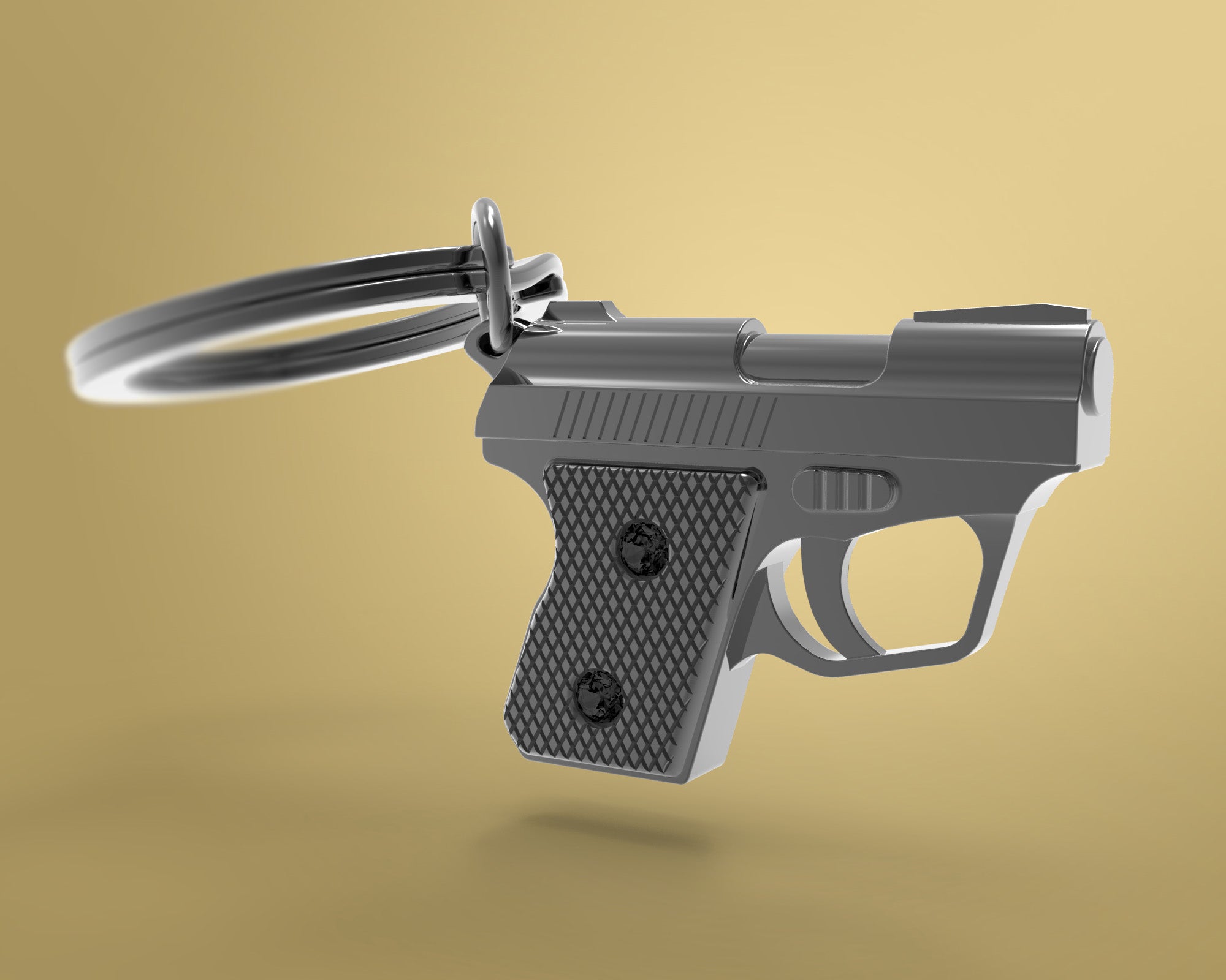 Regalo de diseño – Porte clés Pistolet Meta[l]morphose | Boutique d'objets cadeaux designs kokochao.com