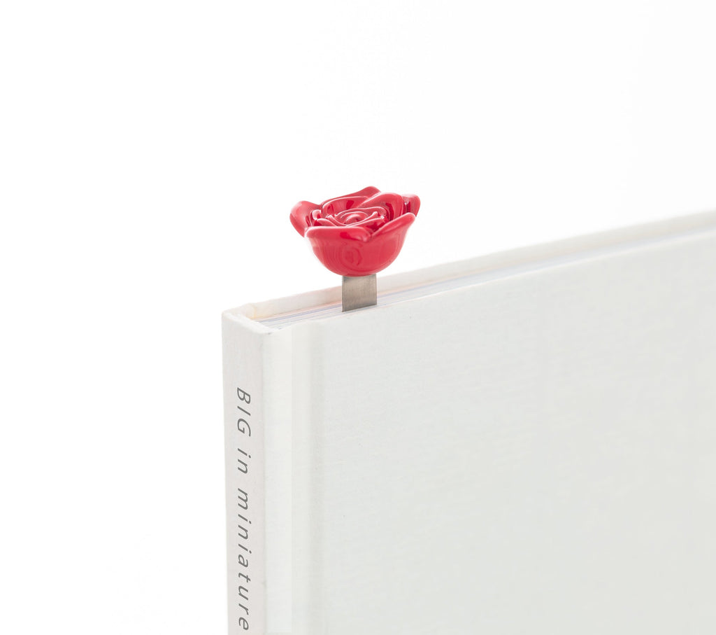 Marque Page Rose Rouge Meta[l]morphose