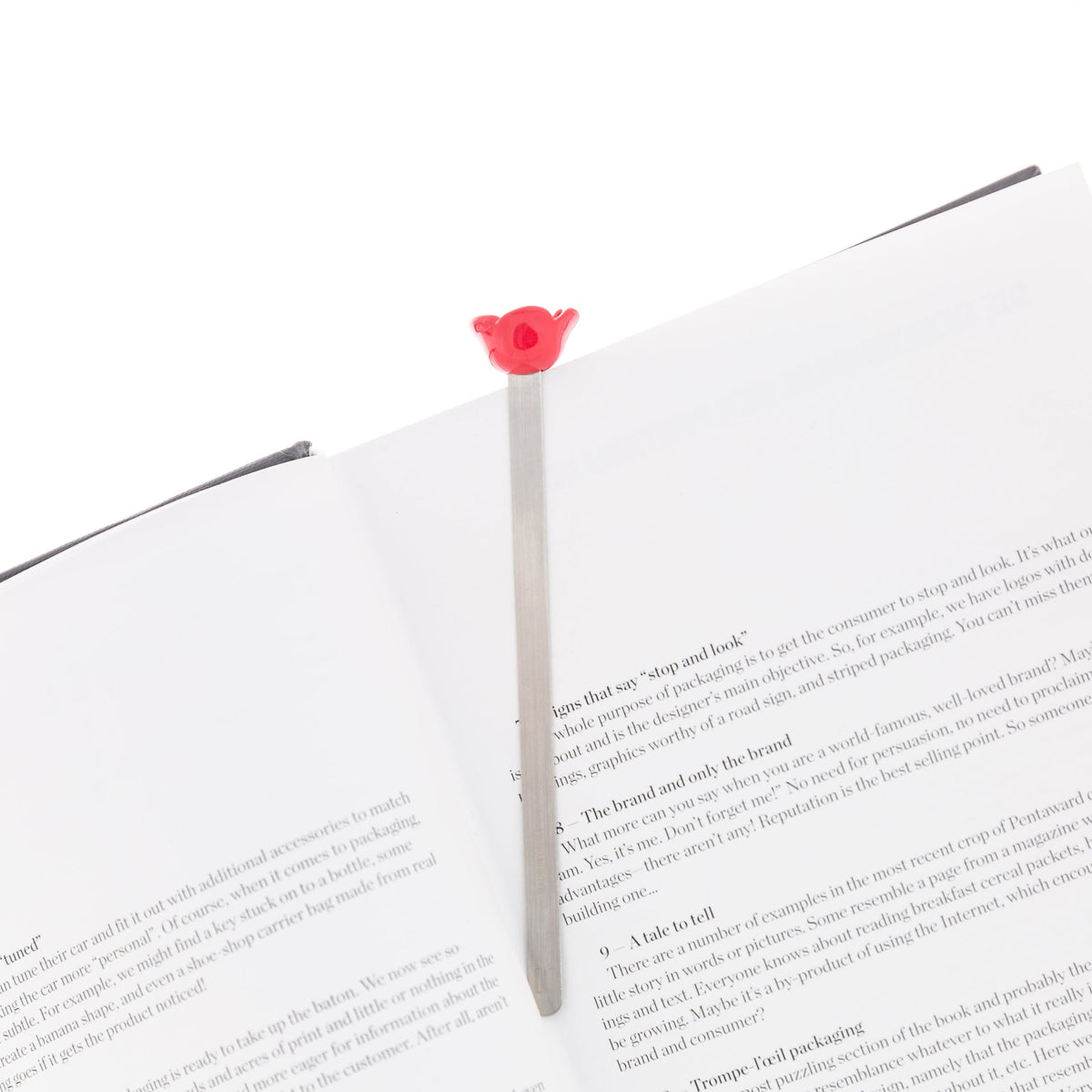 Marque Page Rose Rouge