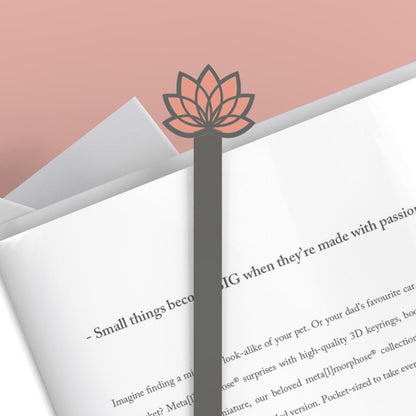 Marque Page Lotus Rose