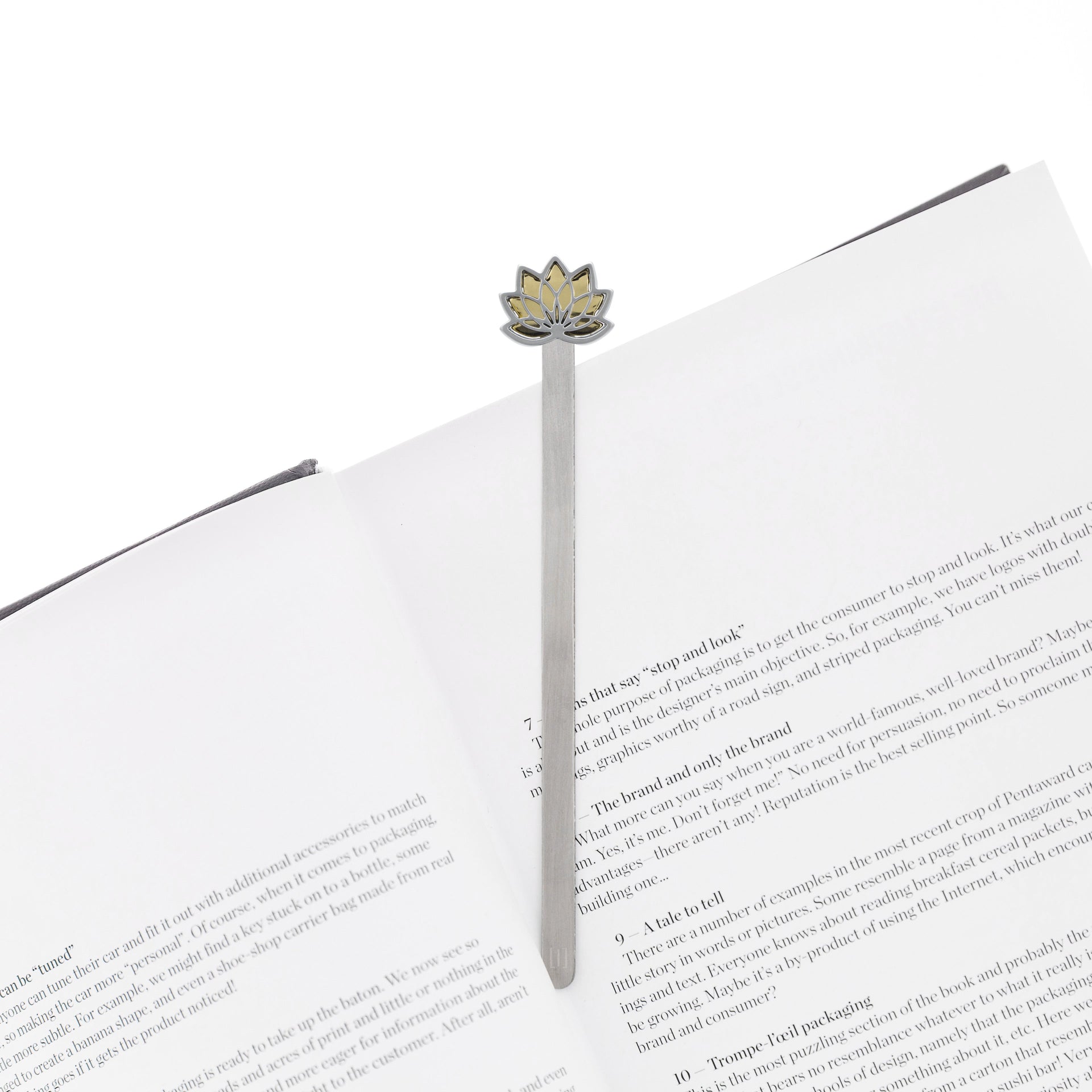 Marque Page Lotus Doré | Oggetti di design e regali originali