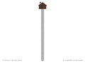 Marque-page Chalet d’Hiver Meta[l]morphose – vue principale