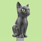 Marque-page Chat Assis Meta[l]morphose – vue principale