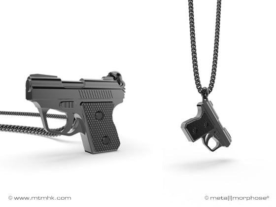 Collier Pistolet Meta[l]morphose – vue principale