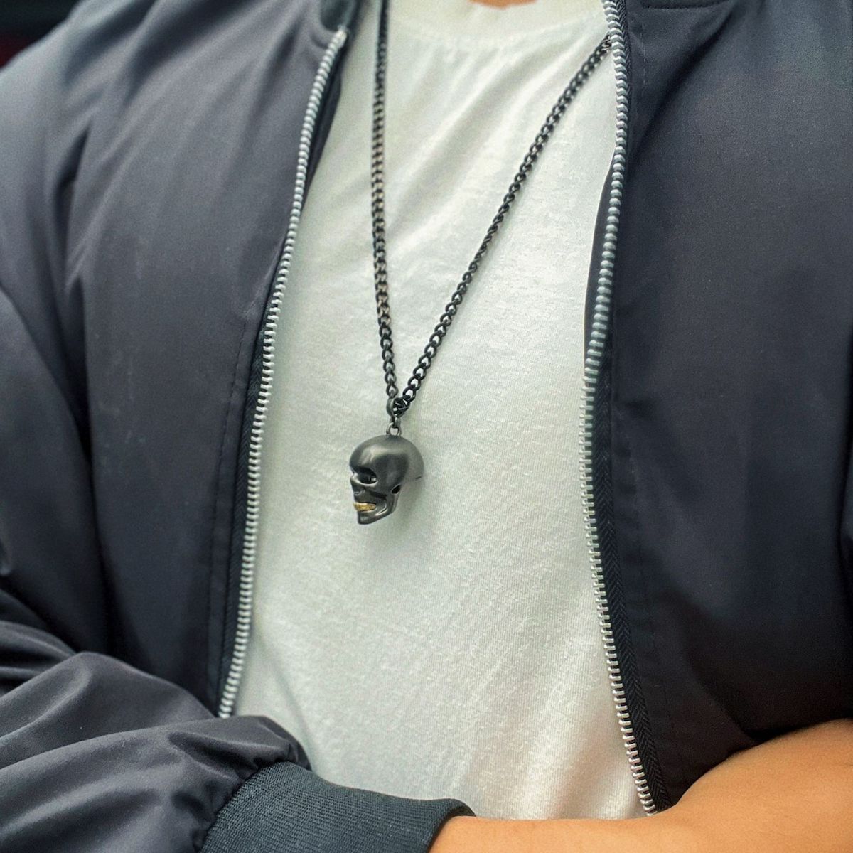Collier Crâne Meta[l]morphose – vue principale