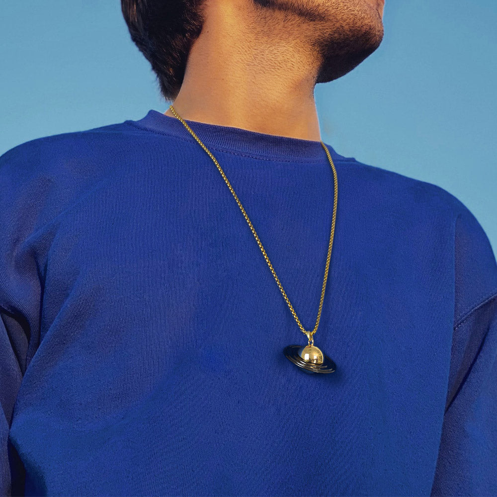 Collier Saturne Meta[l]morphose – vue 4