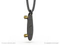 Collier Skateboard Meta[l]morphose – vue principale