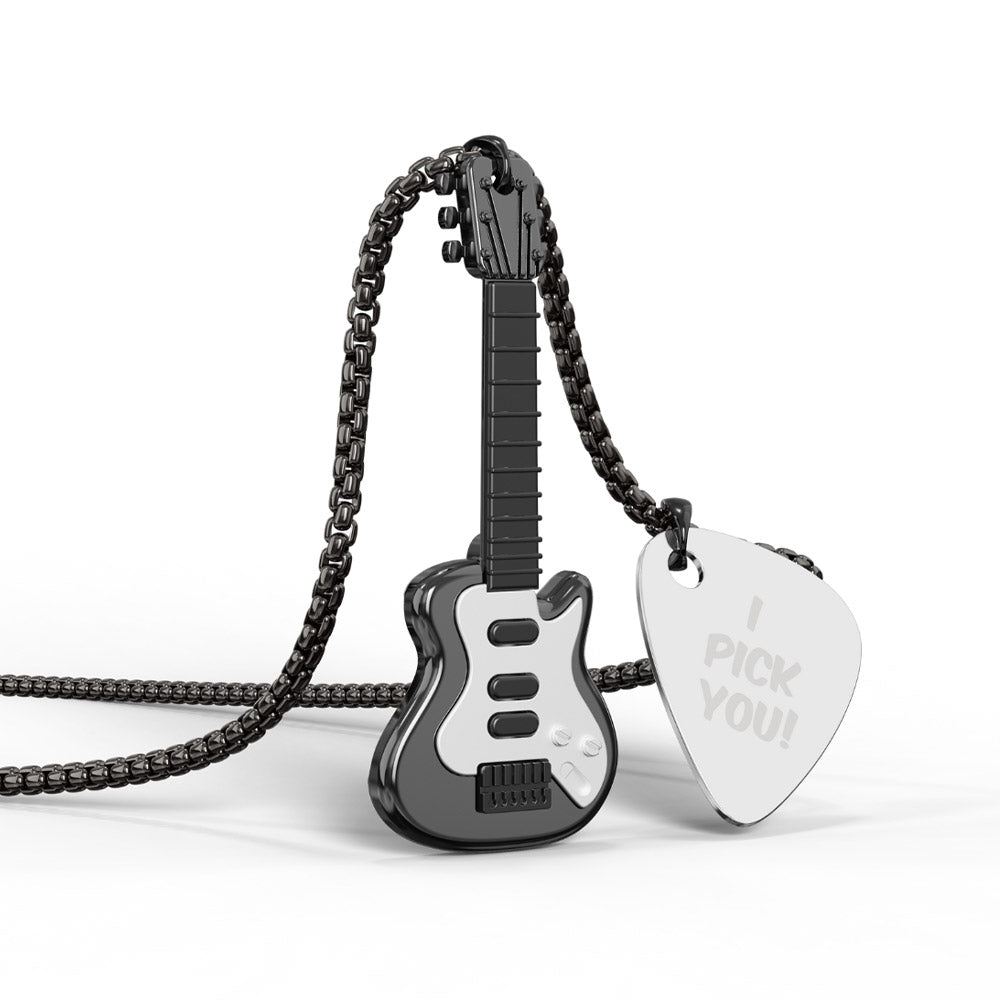 Collier Guitare et Médiator Meta[l]morphose – vue 3