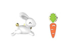 Pins Lapin et Carotte Meta[l]morphose