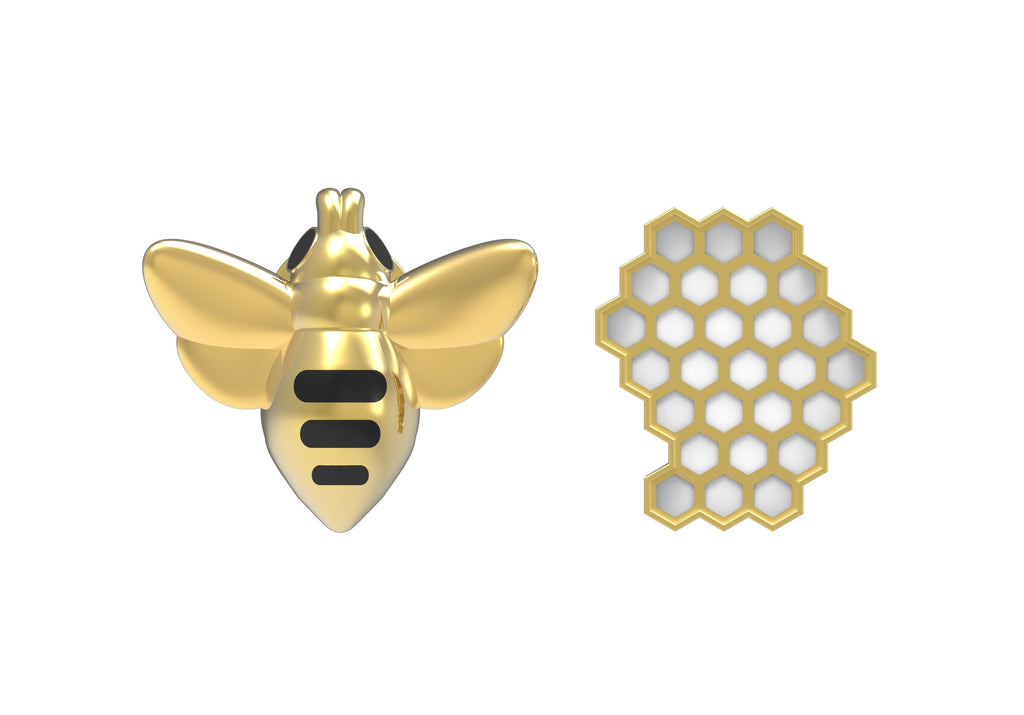 Pins Abeille et Nid d'Abeille Meta[l]morphose