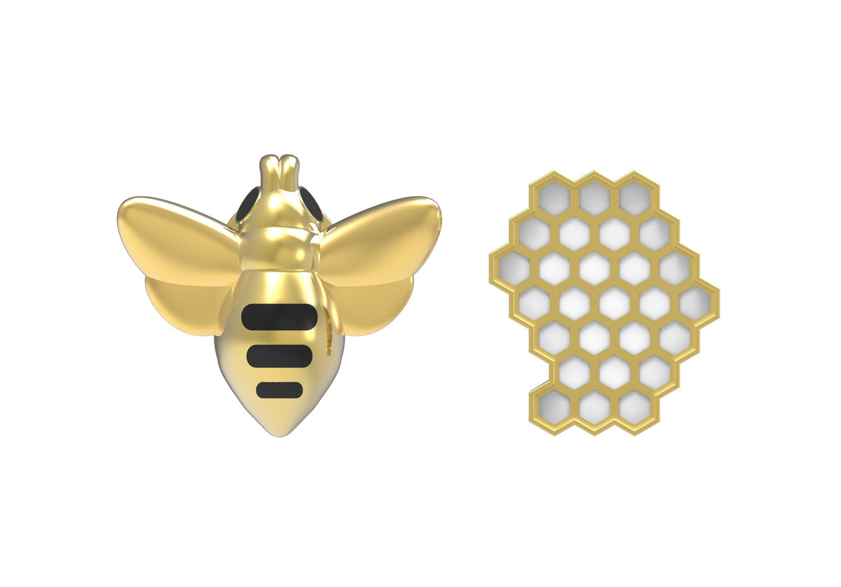 Pins Abeille et Nid d'Abeille Meta[l]morphose