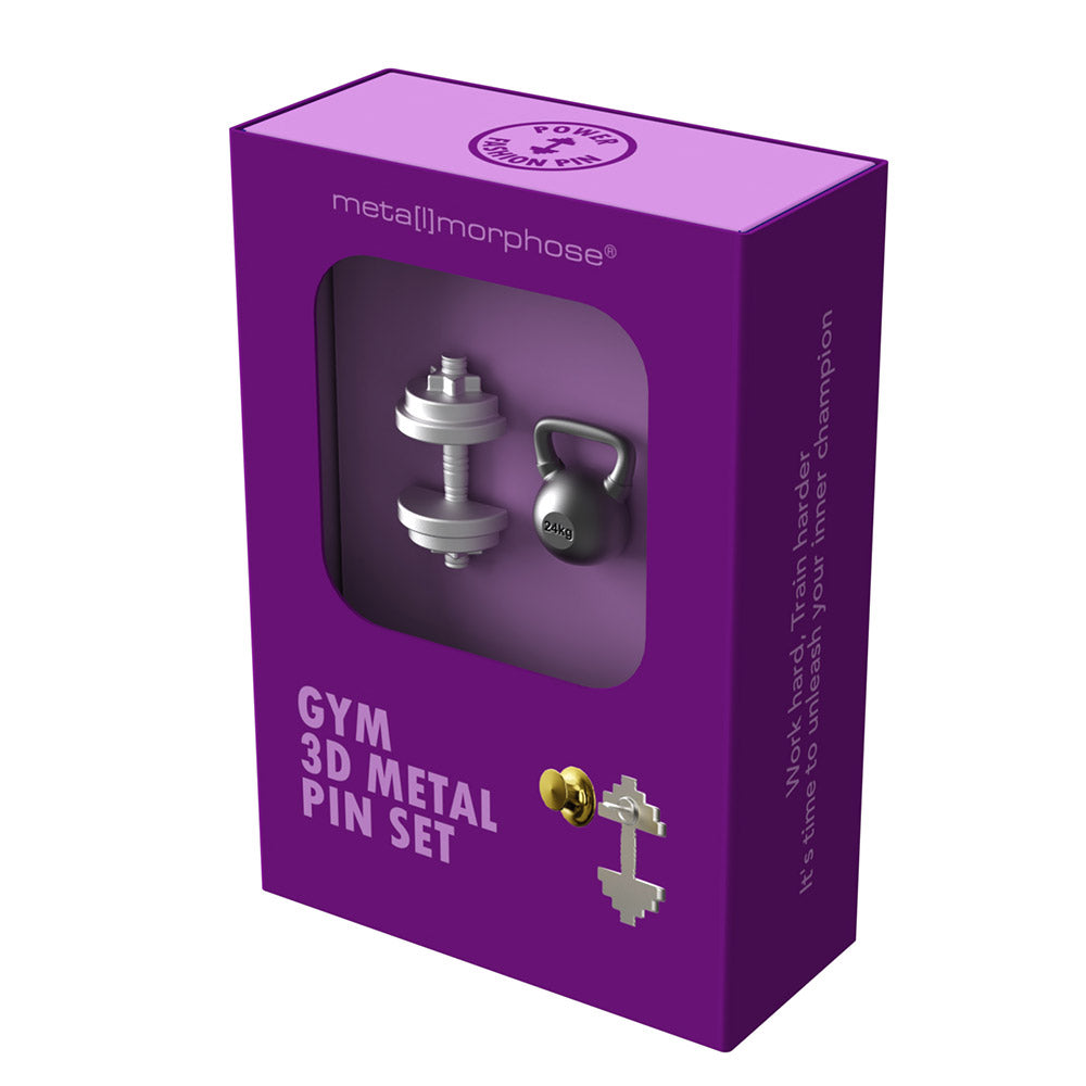 Pin's Musculation Meta[l]morphose – vue 6