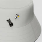 Pin's Chat et Souris Meta[l]morphose – vue complémentaire