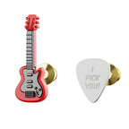 Pin's Guitare Rock et Médiator Meta[l]morphose – vue 4