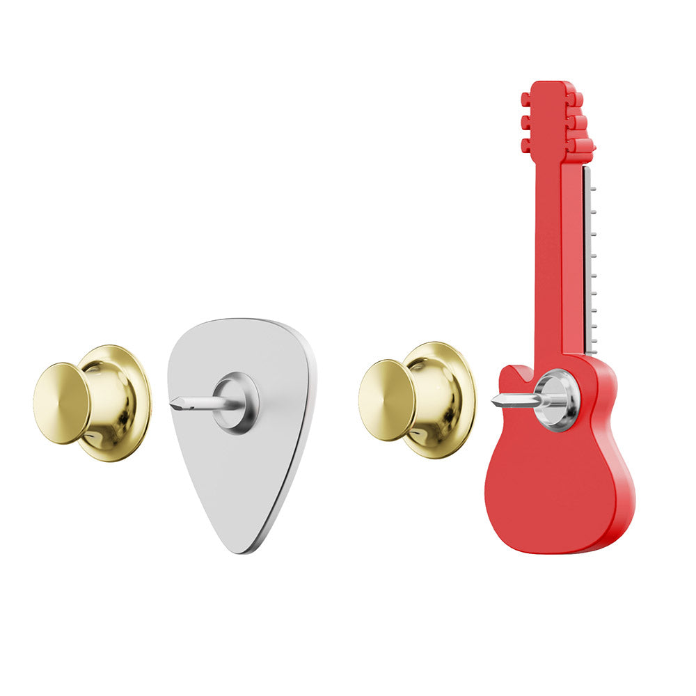 Pin's Guitare Rock et Médiator Meta[l]morphose – vue 5
