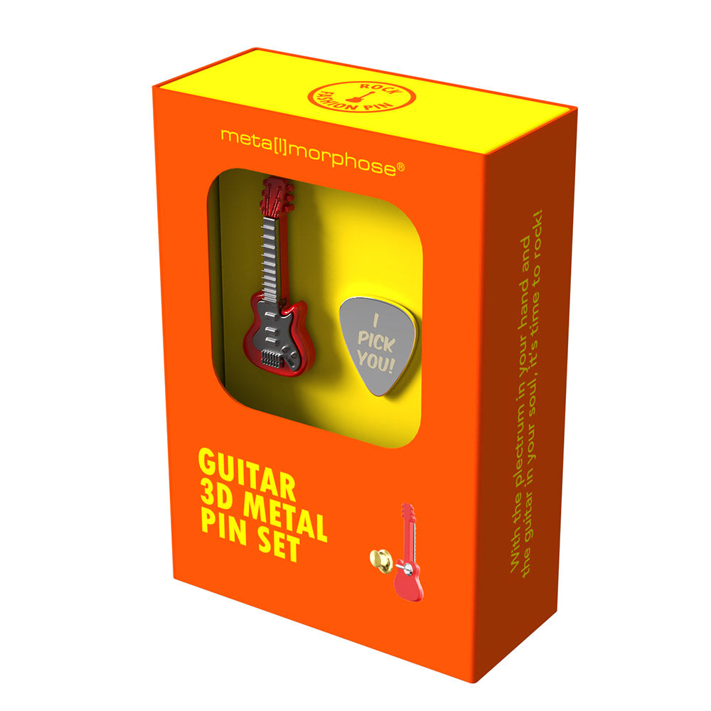 Pin's Guitare Rock et Médiator Meta[l]morphose – vue 6