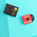Pin's Platine et Vinyle Meta[l]morphose – vue principale