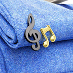 Pin's Clé de Sol et Notes Meta[l]morphose – vue principale