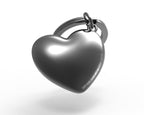 Oggetto regalo di design – porte cles coeur noir antibacterien metalmorphose