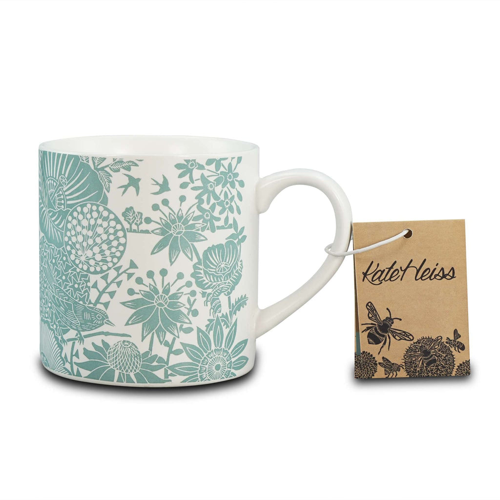 Mug Kate Heiss - bleu poudré - 310 ml