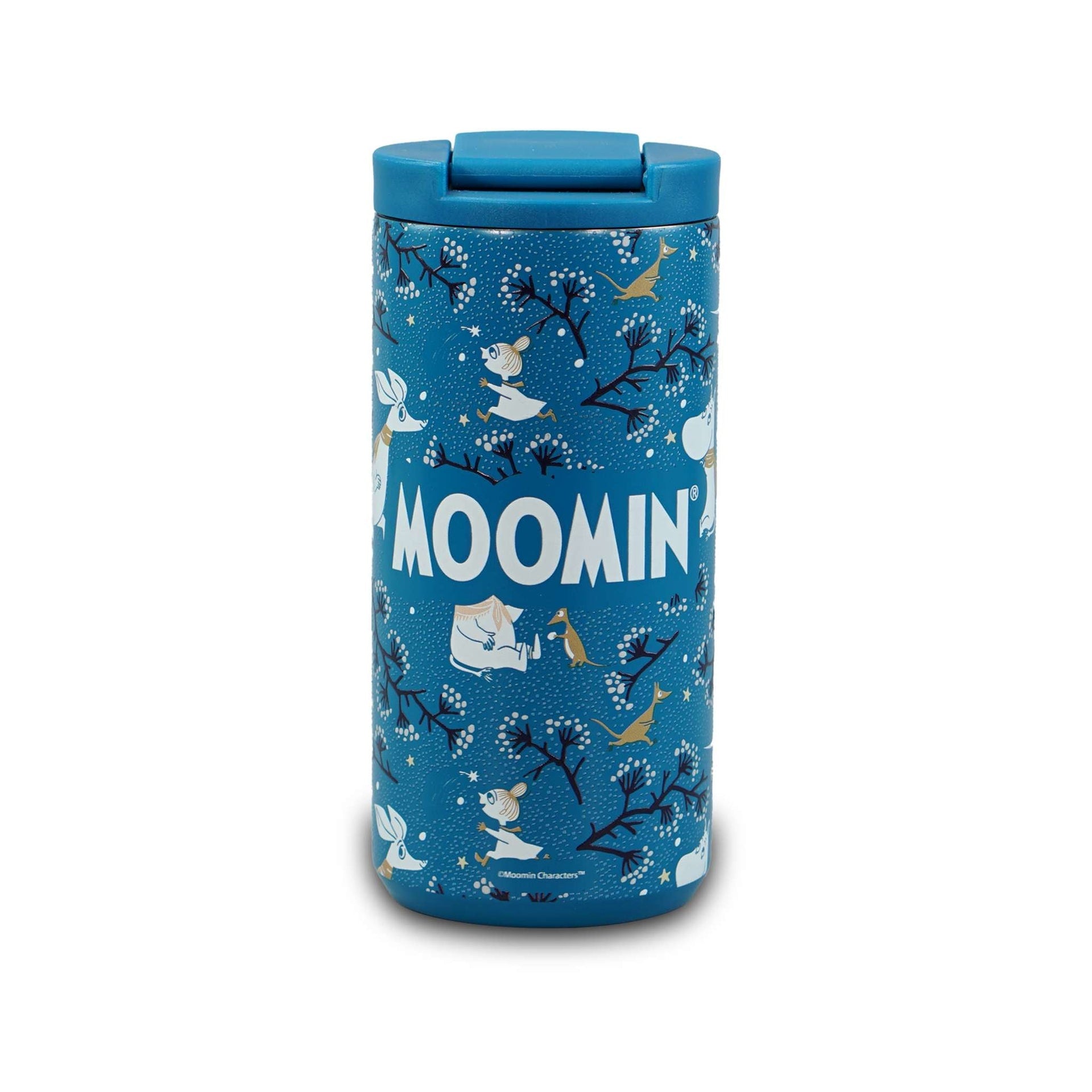 Moomin Reisebecher aus Metall - First Snow 350 ml