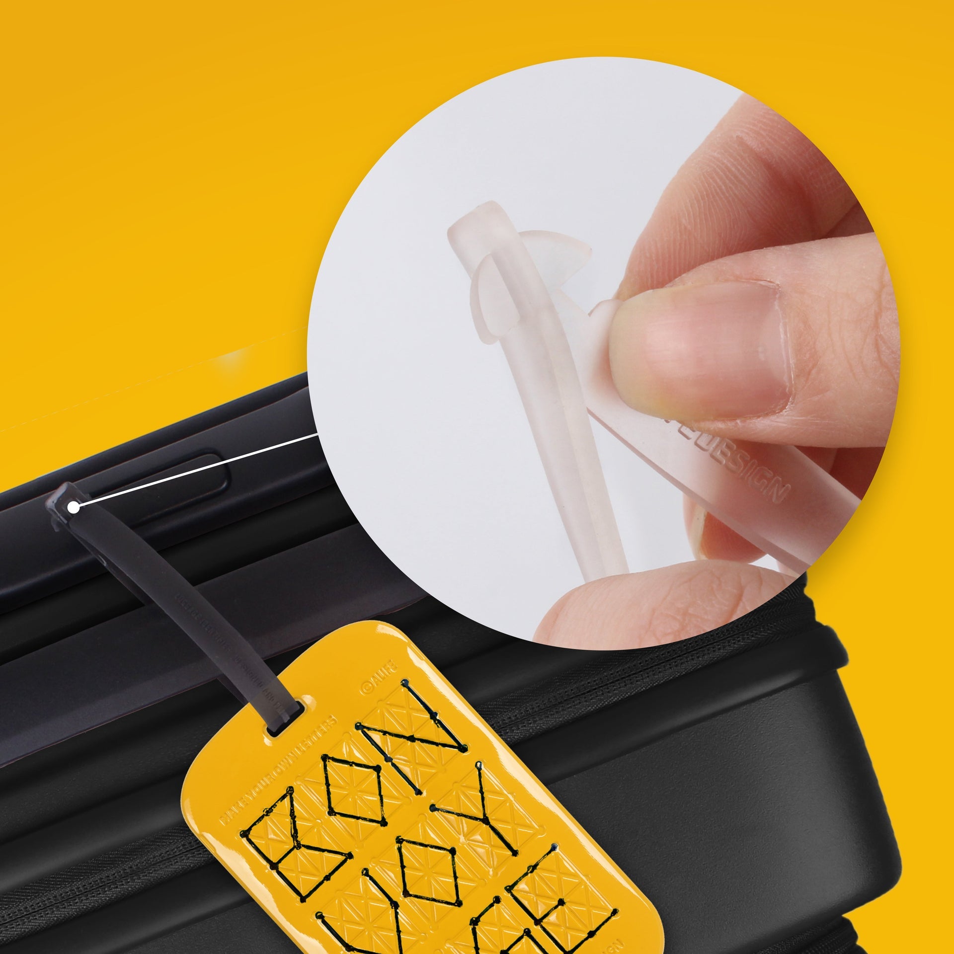 Etichetta bagaglio lettera