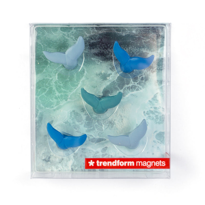 Designcadeau – magnets baleines bleues trendform 