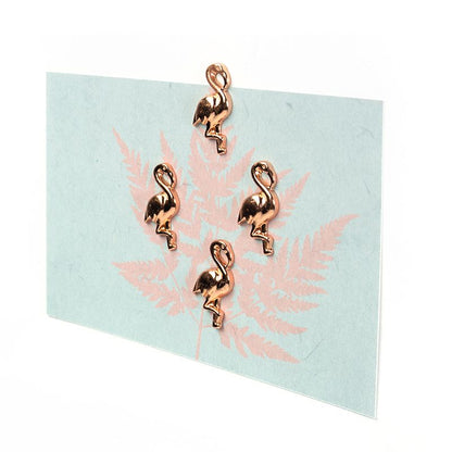 Magnets Flamants Roses Dorés