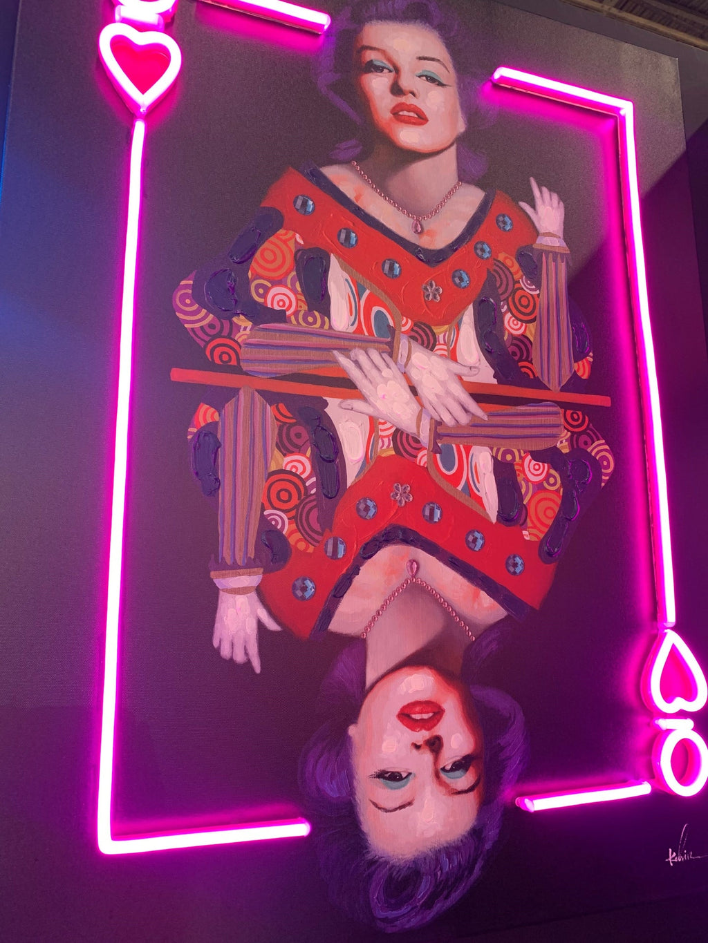 Wall Painting (LED Neon) - Marilyn