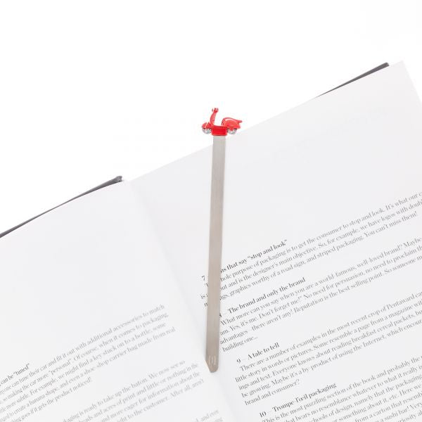 Oggetto regalo di design – marque page scooter metalmorphose 