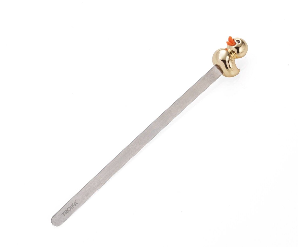 Designcadeau – marque page canard or troika BKM24/GO 04024023021978