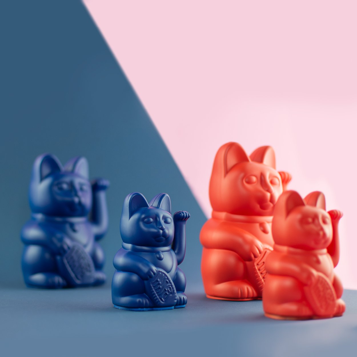 Regalo de diseño – Mini Chat Chanceux Rouge - le Chat Chanceux