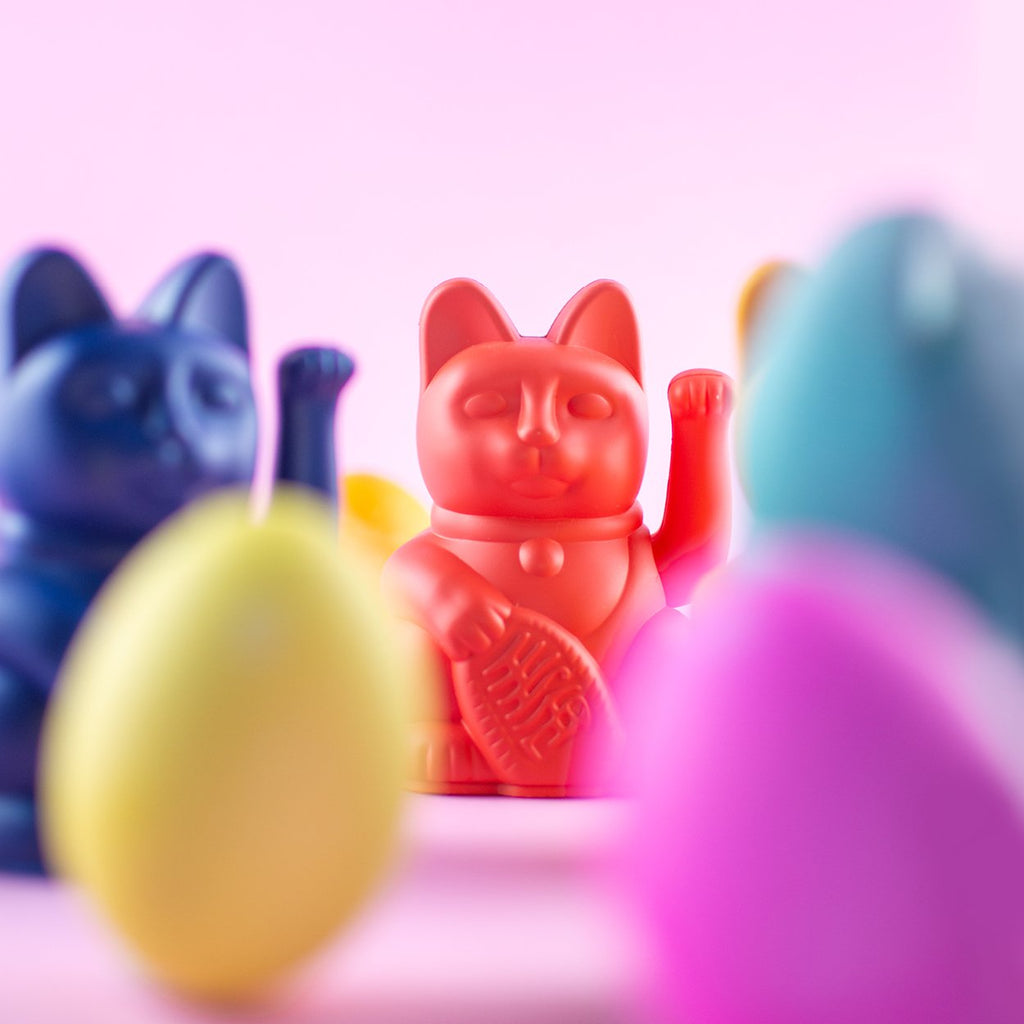 Regalo de diseño – Mini Chat Chanceux Rouge - le Chat Chanceux