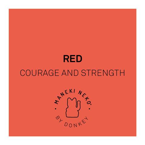 Regalo de diseño – Mini Chat Chanceux Rouge - le Chat Chanceux