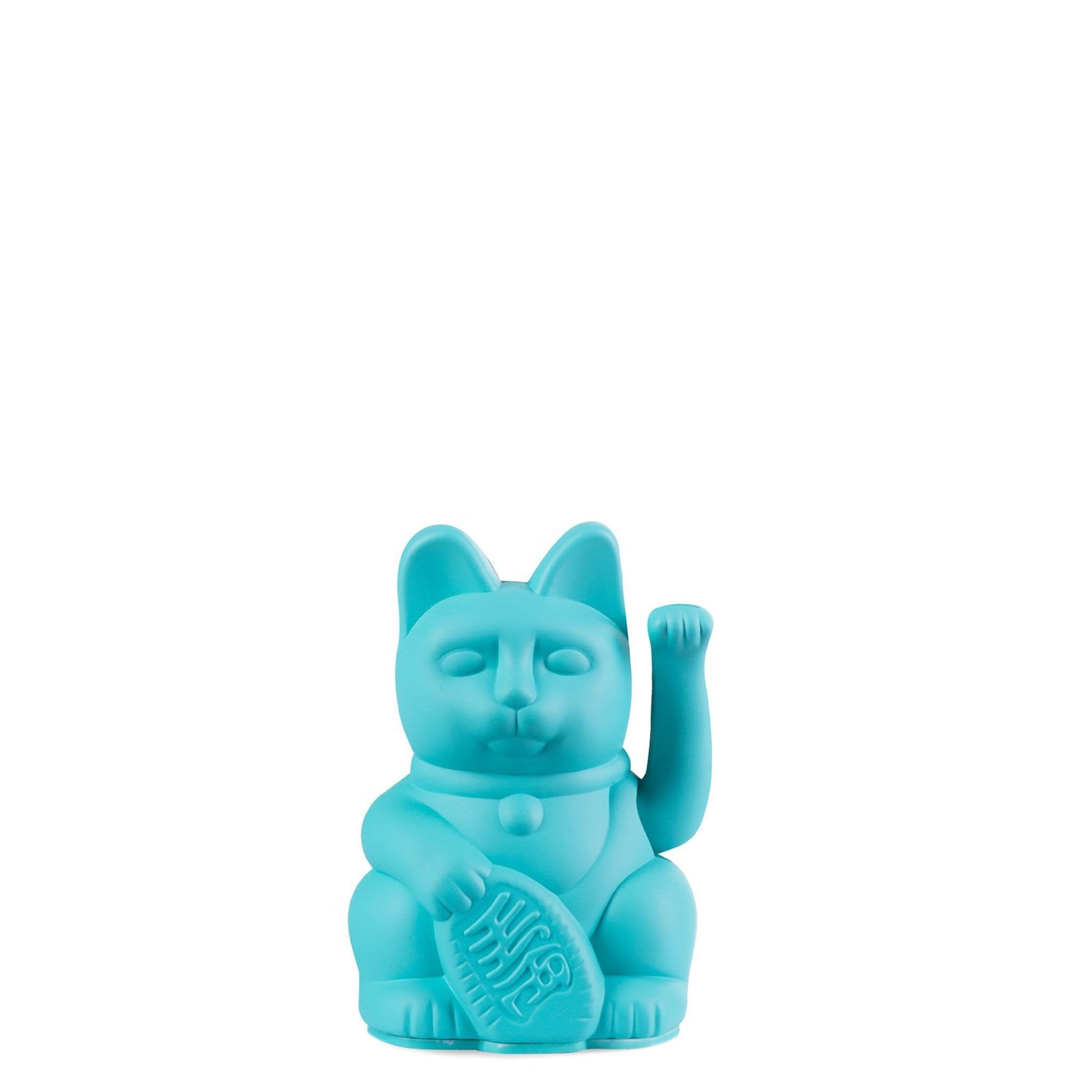 Mini Chat Chanceux Turquoise - le Chat Chanceux