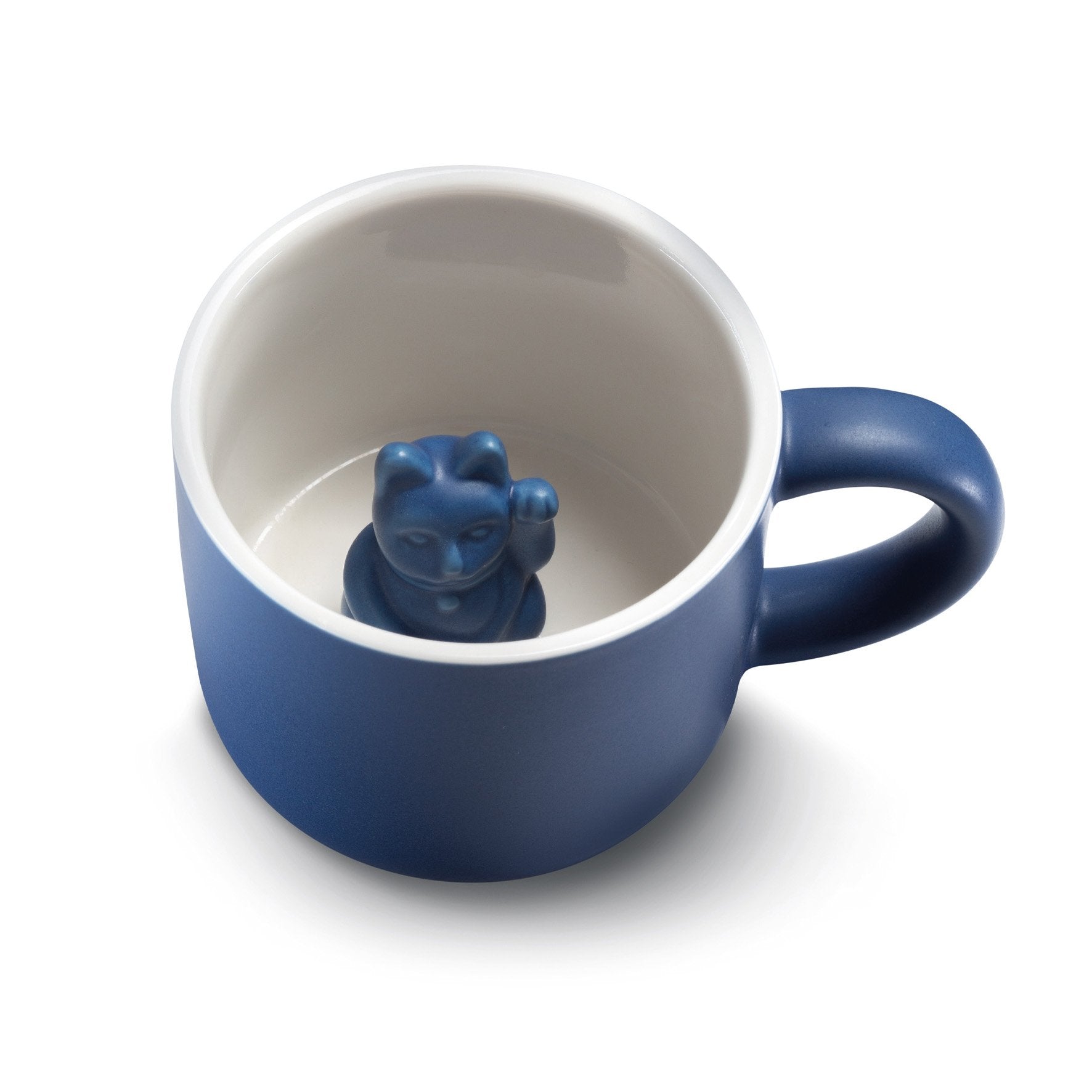 Mug Chat Chanceux Bleu Foncé - le Chat Chanceux