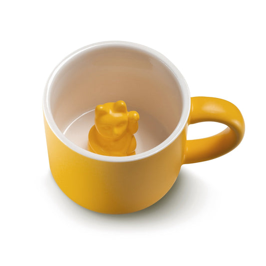 Mug Chat Chanceux Jaune Profond - le Chat Chanceux