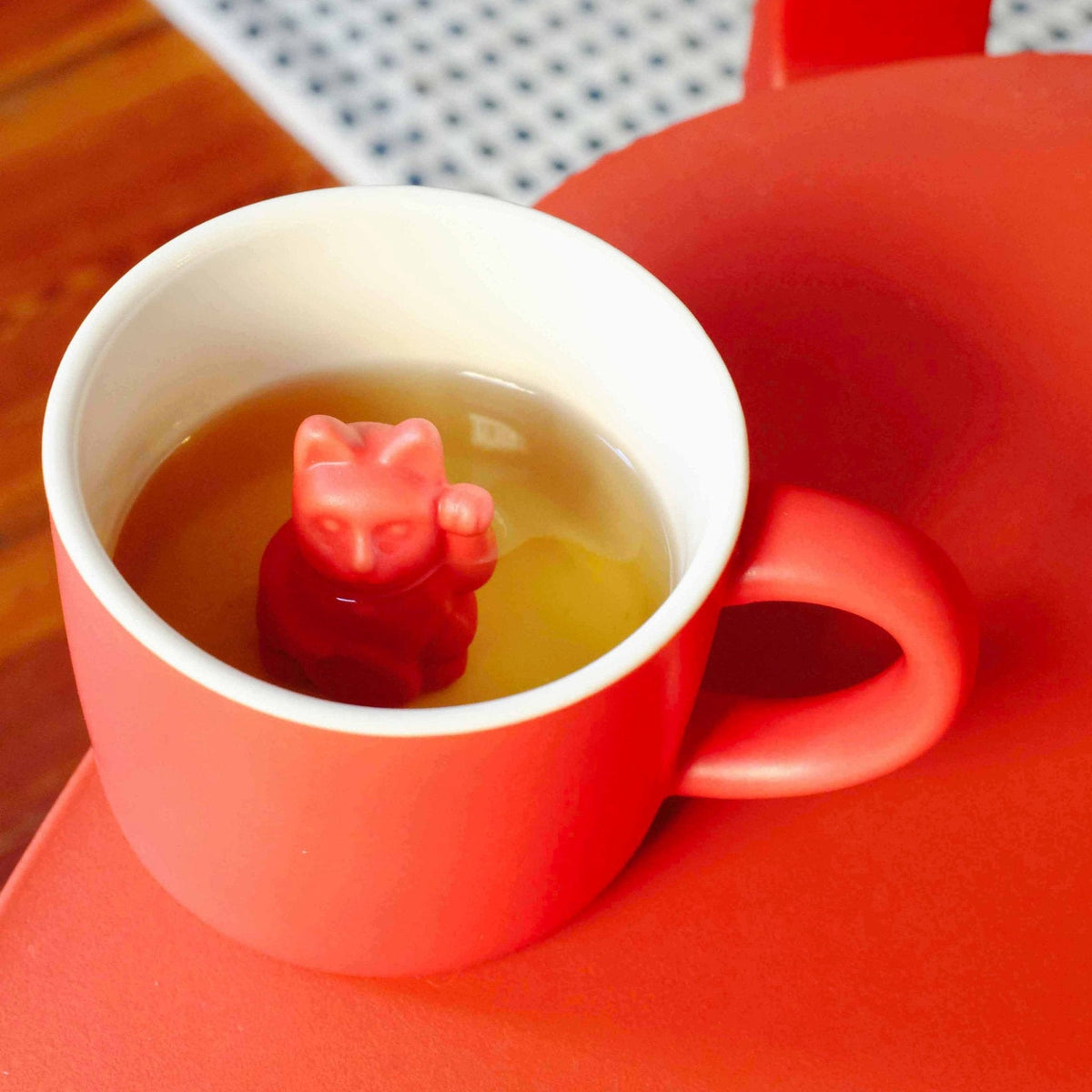 Mug Chat Chanceux Rouge