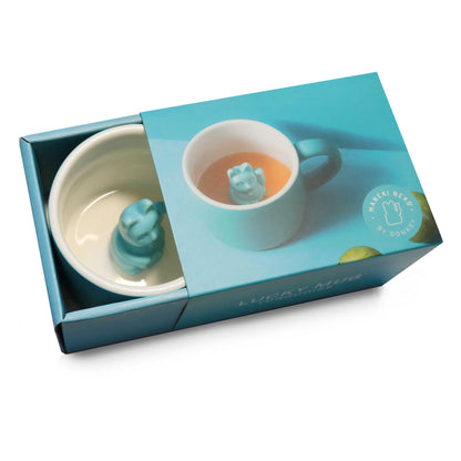 Mug Chat Chanceux Turquoise - le Chat Chanceux