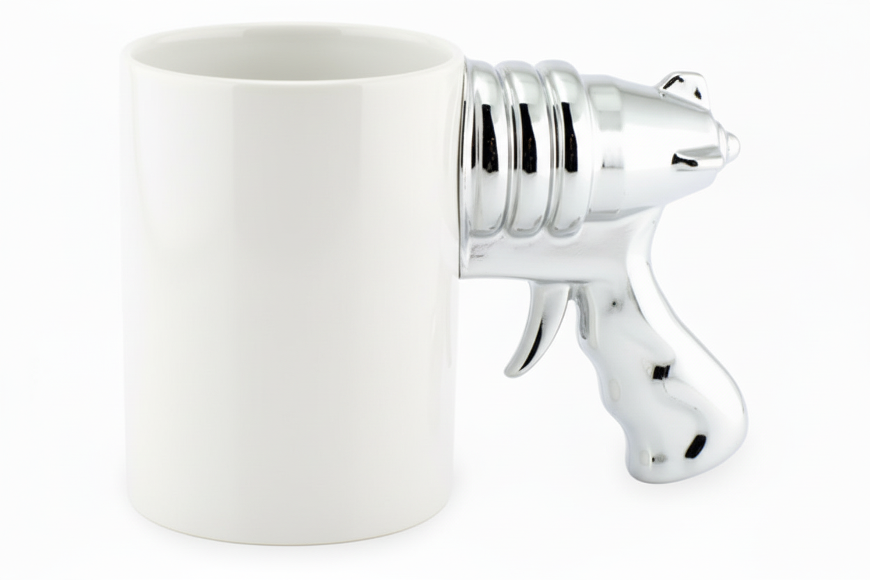 Pistola laser a tazza