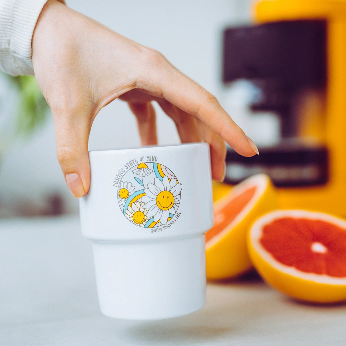 Mug Positive Mind Flowers SMILEY – vue produit 2