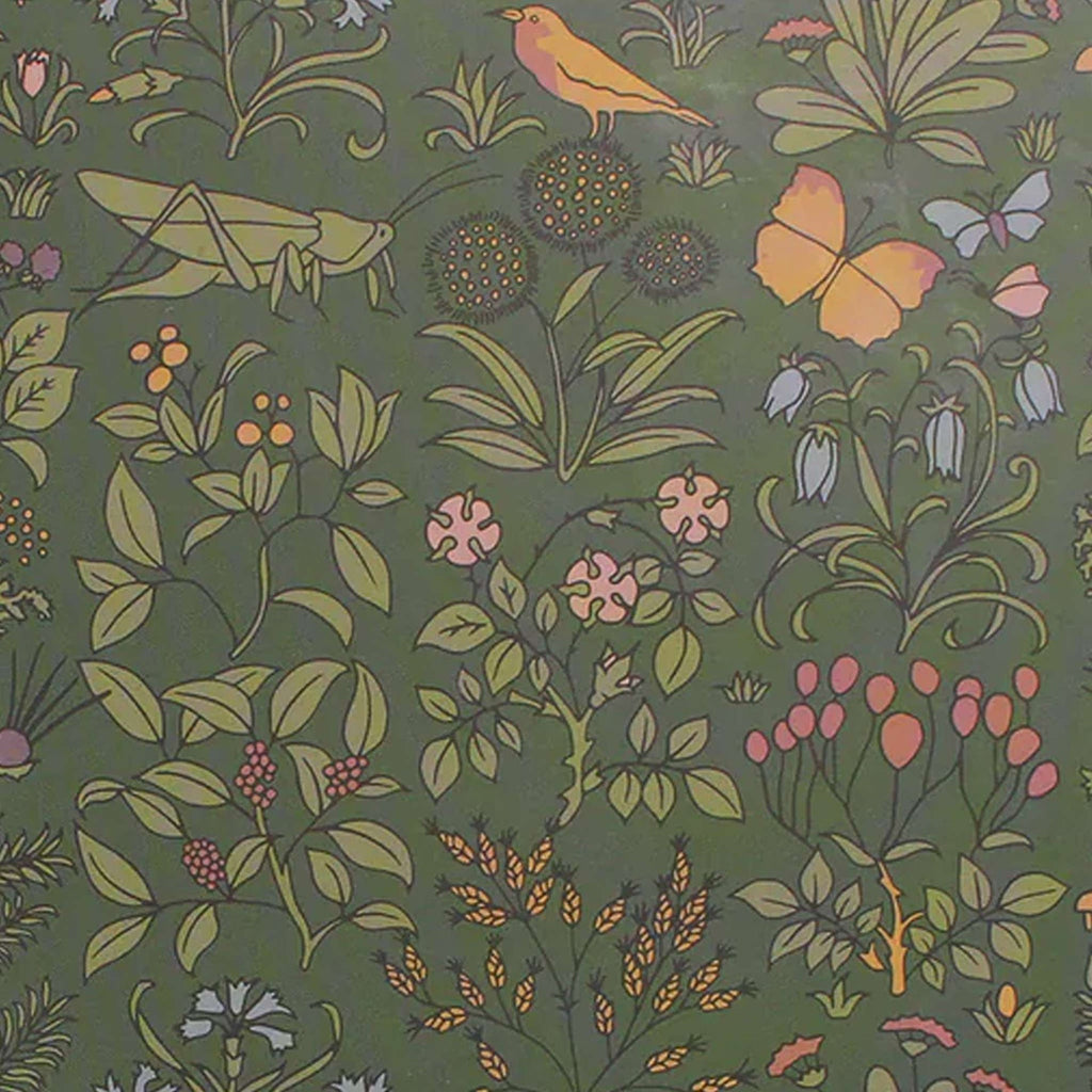 A6 Notebook with Voysey Pen - Apothecary's Garden
