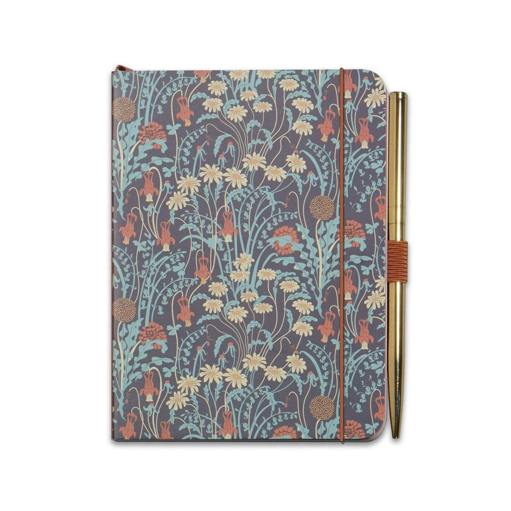 Carnet A6 avec stylo ACS Walter Crane - Meadow Flowers