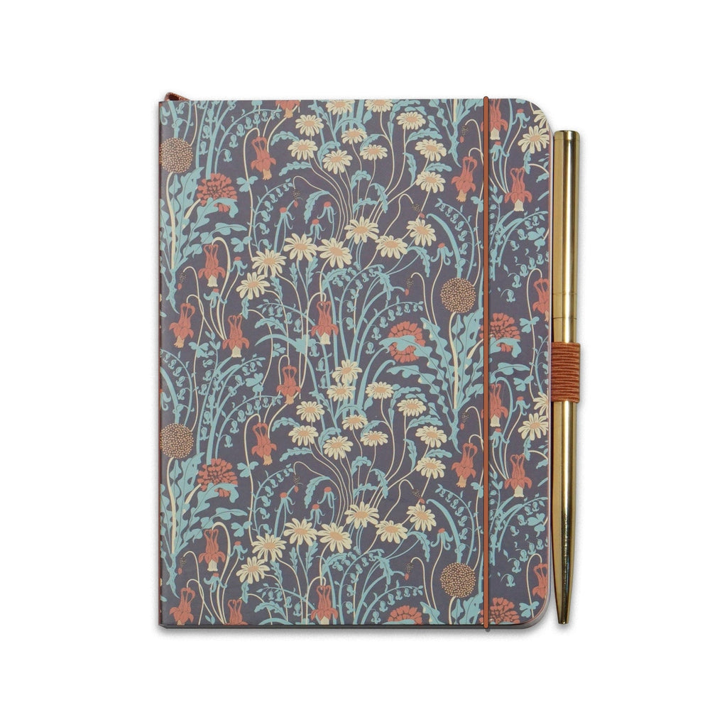 Carnet A6 avec stylo ACS Walter Crane - Meadow Flowers